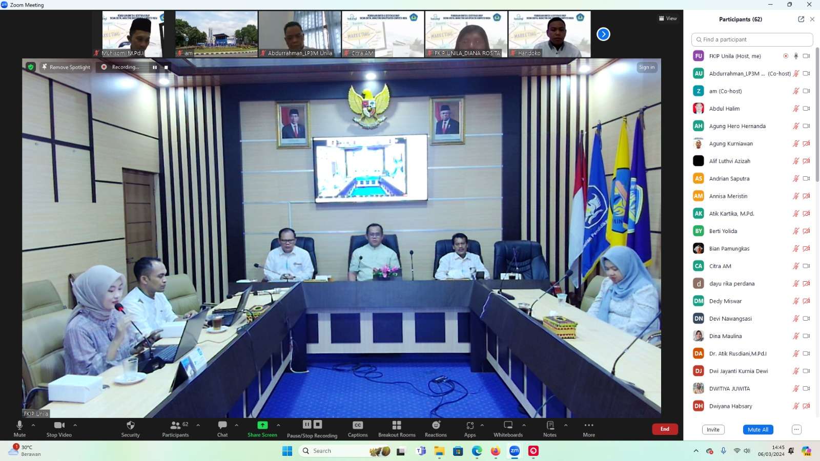 FKIP Unila Tingkatkan Kompetensi Digital