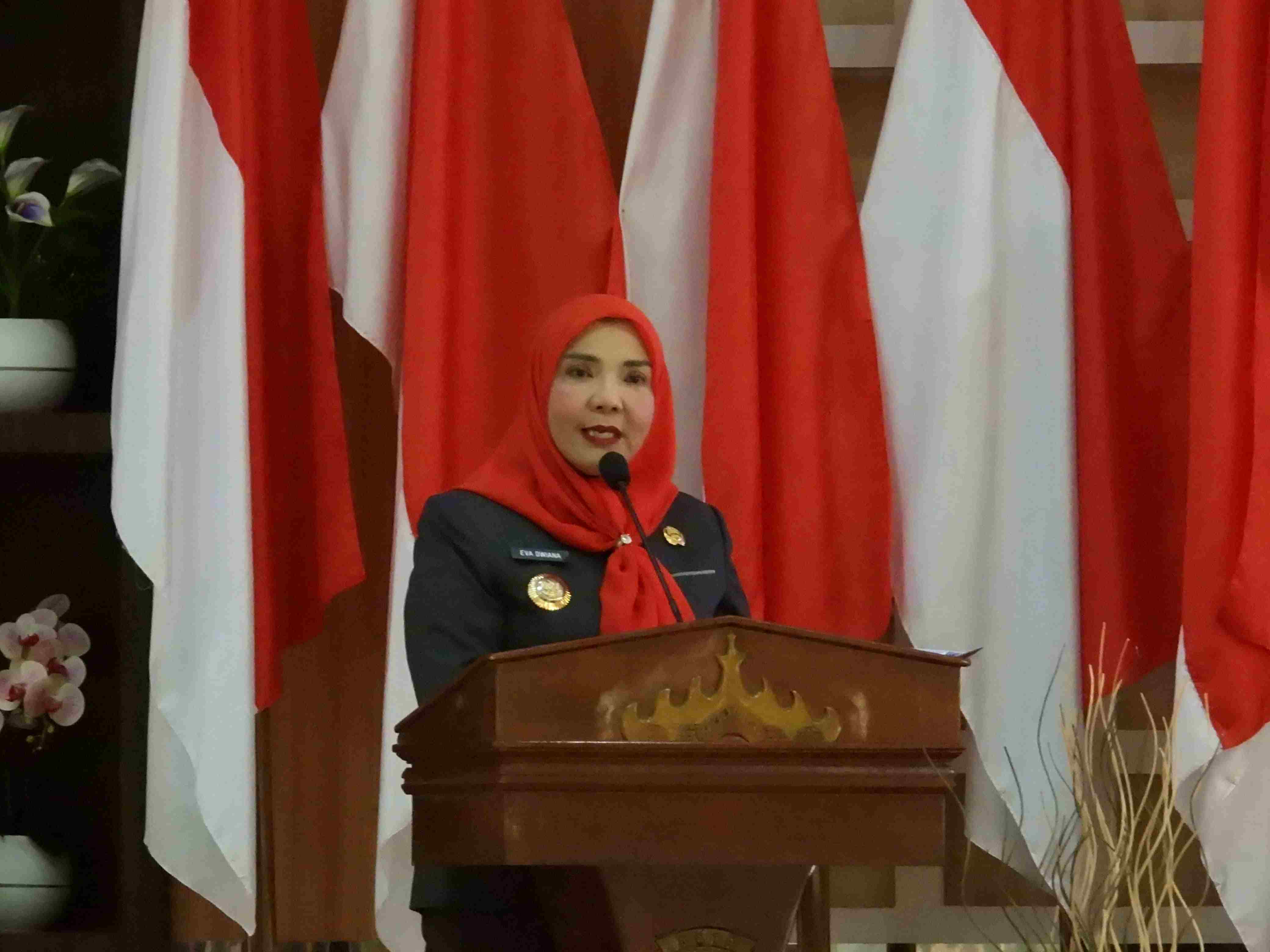 Wali Kota Bandarlampung Eva Dwiana Lantik 110 Pejabat Baru