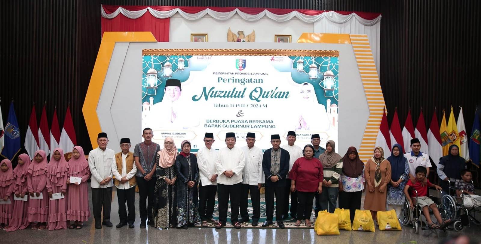 Gubernur Arinal dan Forkopimda Ikuti Peringatan Nuzulul Quran