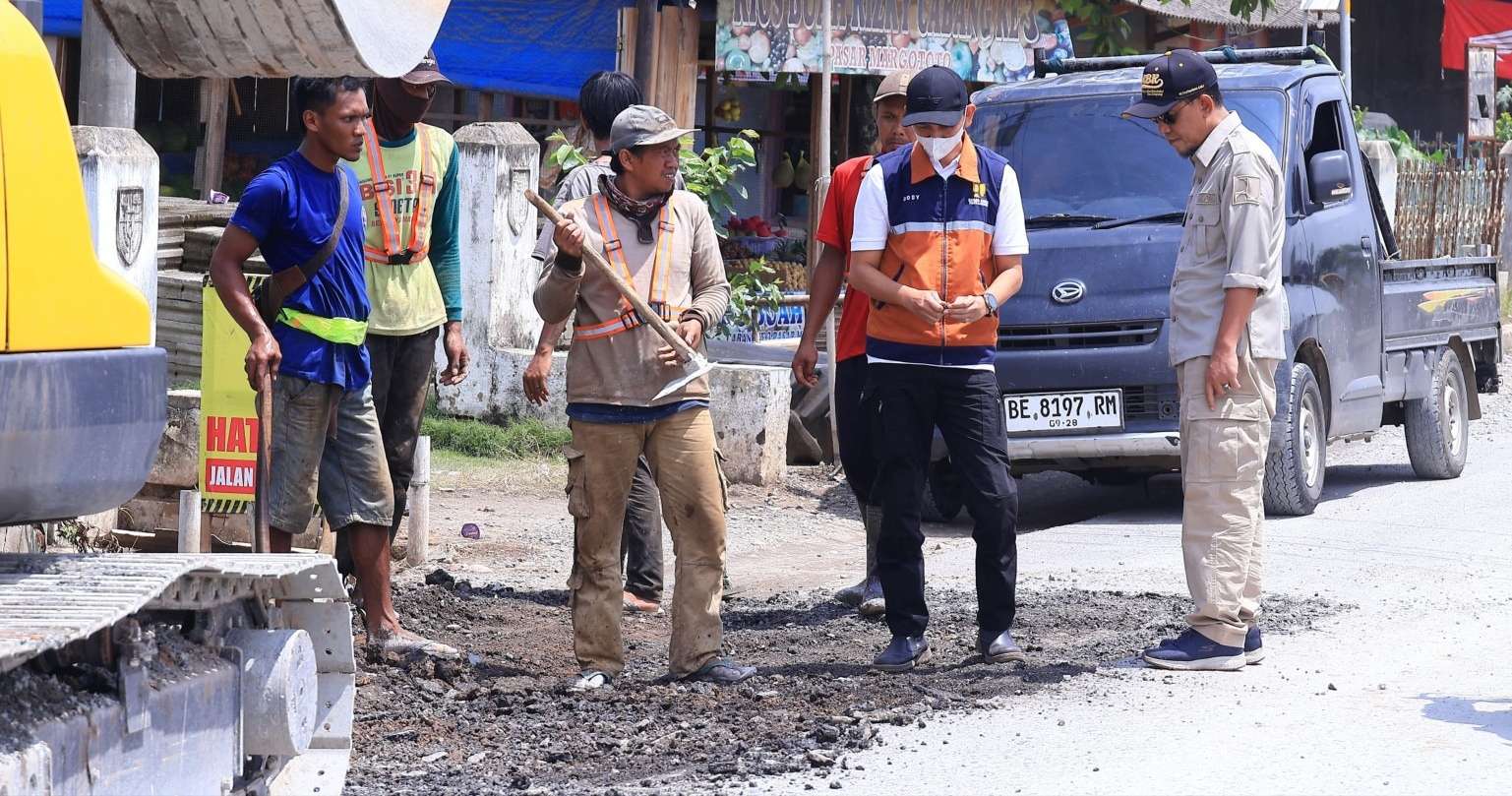 Ruas Jalan Viral Lampung Siap Sambut Pemudik