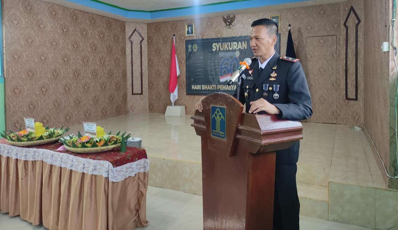 Rutan Krui Gelar Upacara Hari Bhakti Pemasyarakatan Ke-60