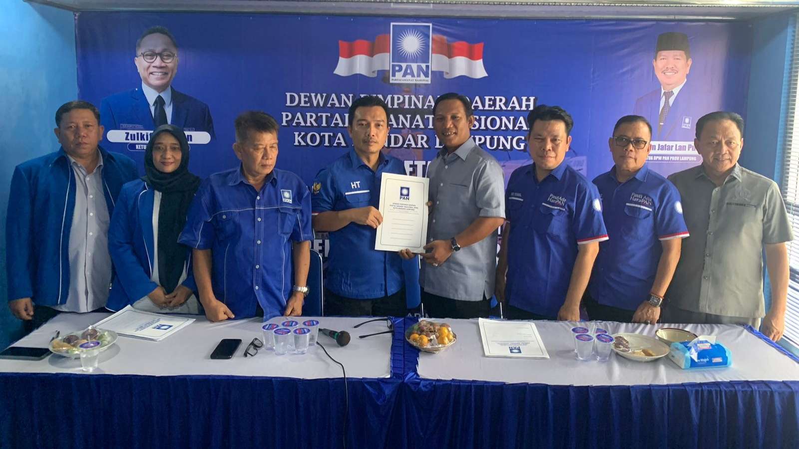 Menuju Bandarlampung Bahagia: Bung Iqbal Kembalikan Formulir Calwakot