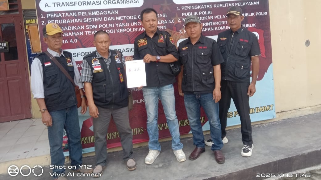 Penyimpangan Dana BOS, LSM LIPAN dan Ormas GRIP Jaya Resmi Lapor ke Polres Pesibar