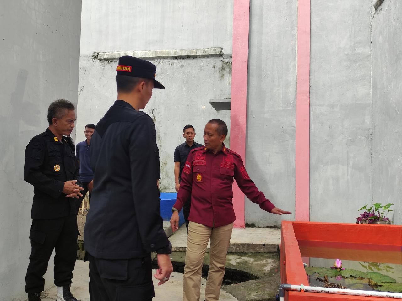 Kadivpas Lampung Perkuat Rutan Krui Pesisir Barat