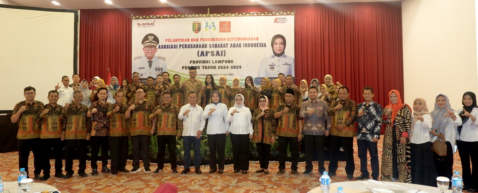 Pengurus APSAI Provinsi Lampung periode 2024-2029 resmi dilantik