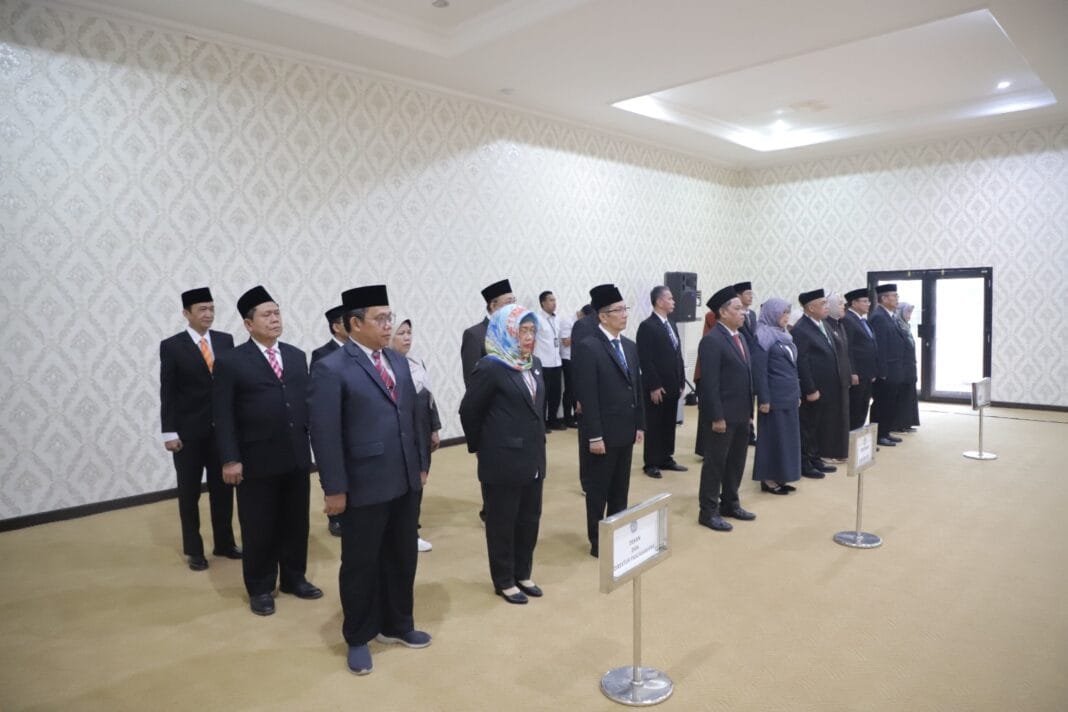 Rektor Unila Lantik Pejabat Fungsional Baru