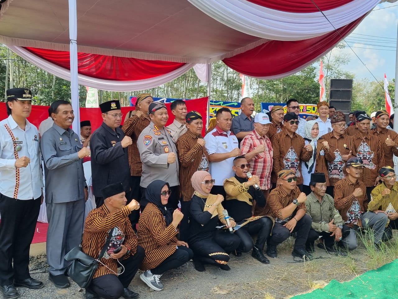 Faisol Djausal Resmikan Pembangunan Kantor Baru Pujakesuma