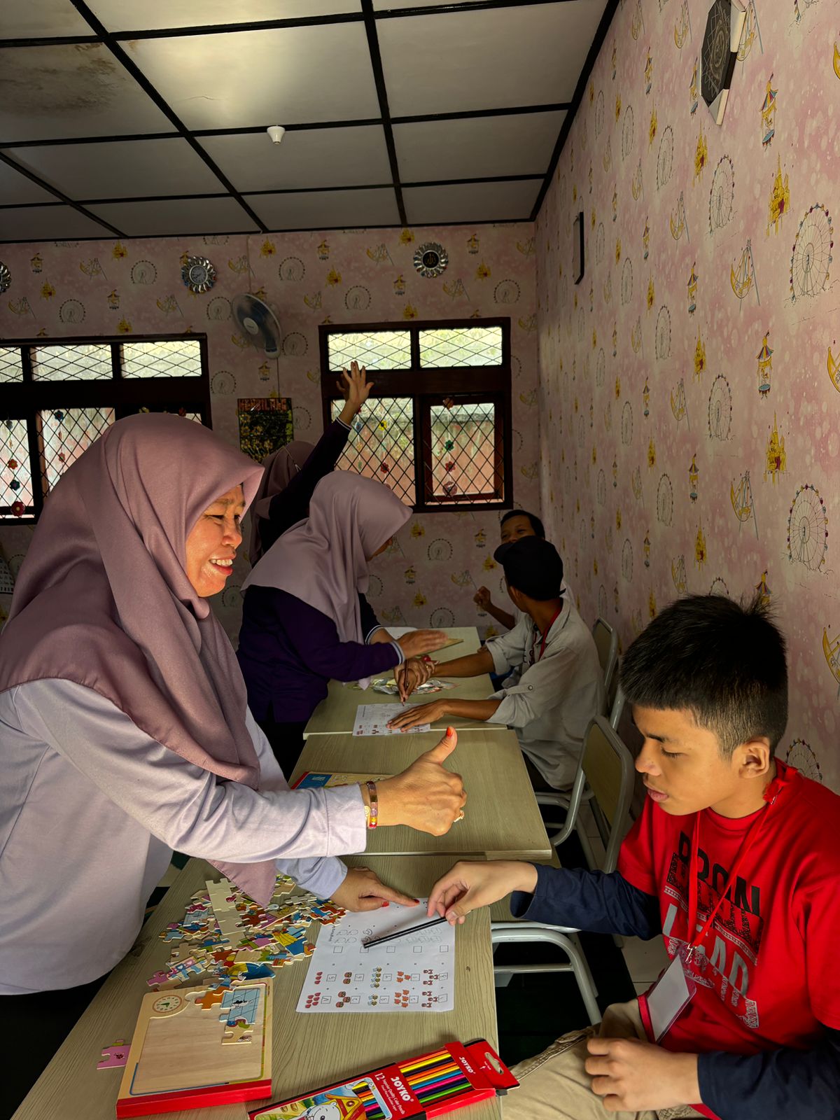 93 Anak Disabilitas Antusias Belajar di SDB Bandarlampung