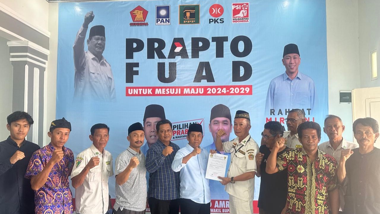 Pejuang Siliwangi Mesuji Deklarasi Dukung Prapto-Fuad