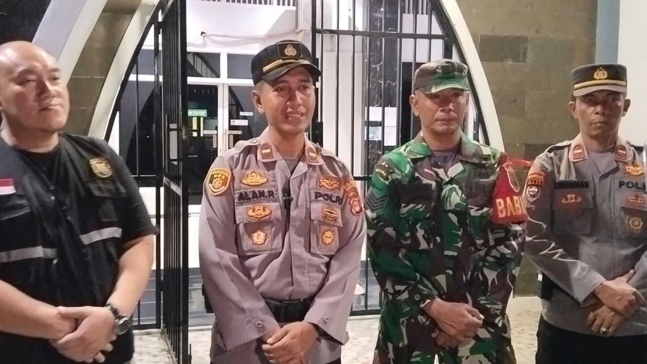 Polsek Tanjung Senang Gelar Patroli Skala Besar Jelang Pelantikan Presiden