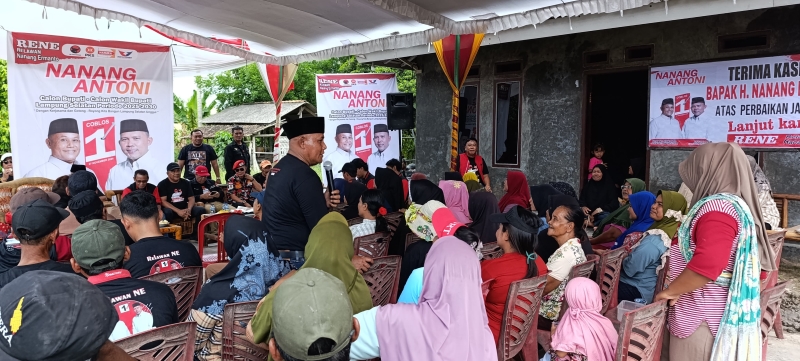 Milenial Rene Siapkan Kemenangan untuk Nanang-Anton di Pilkada Lamsel