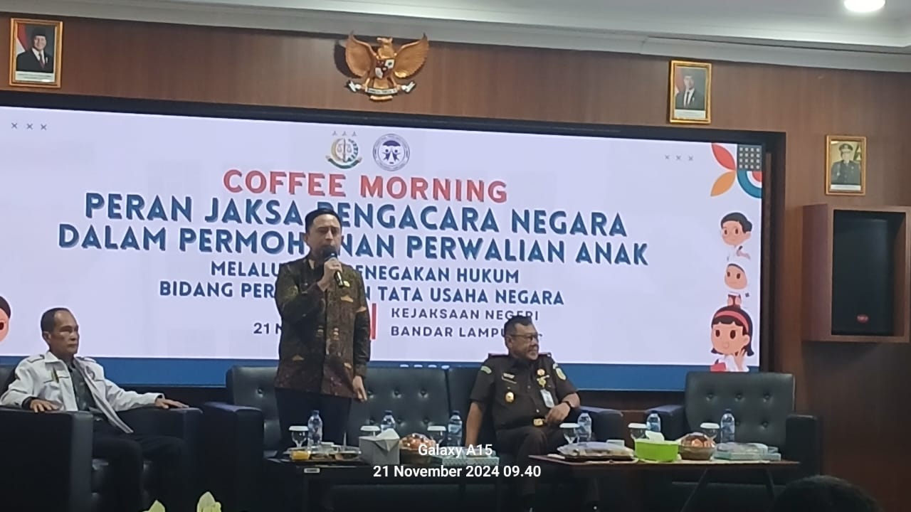 Pjs Walikota Bandar Lampung Apresiasi Upaya Kejari Lindungi Anak