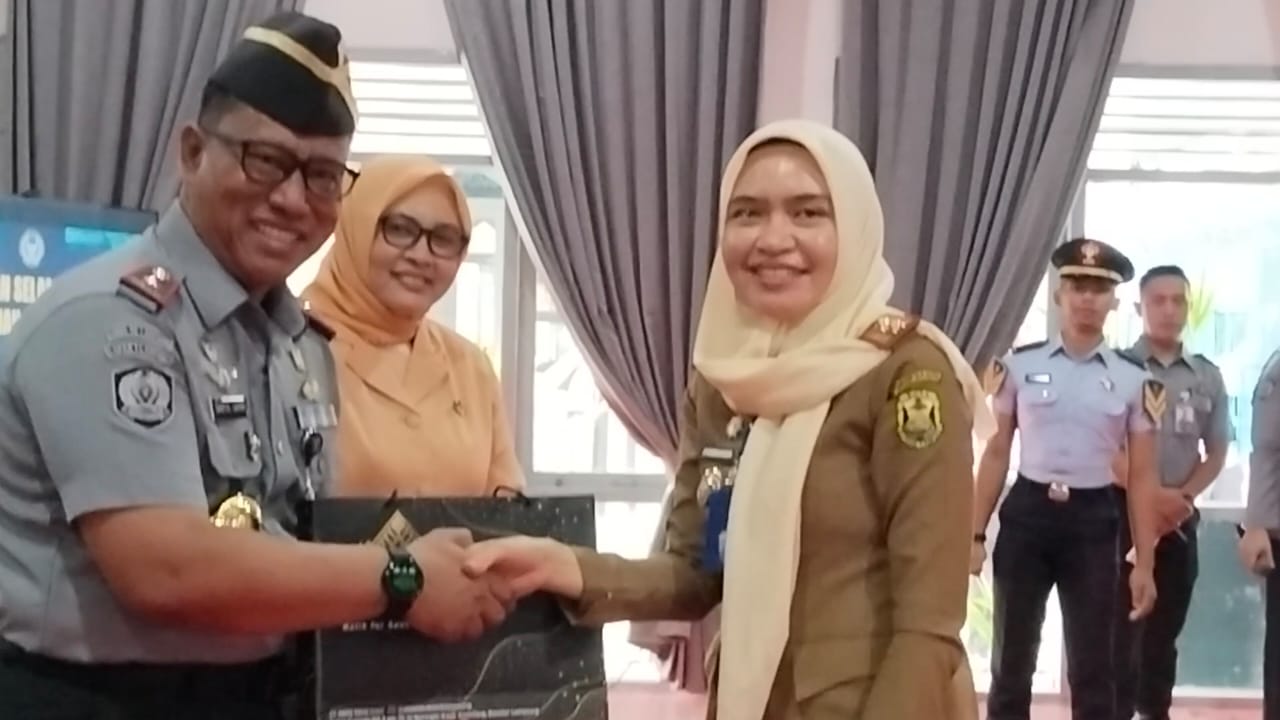 Kadisdukcapil Hadiri Pisah Sambut Kepala Lapas Kelas I Bandar Lampung, Apresiasi Prestasi yang Dicapai