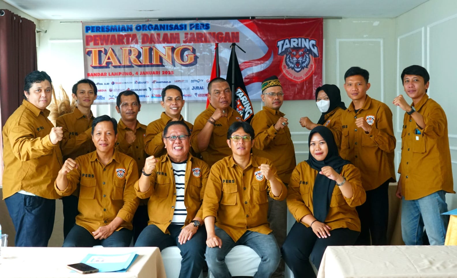 Organisasi Pers Taring Resmi Terbentuk, Yusmart DS Pimpin Lima Tahun Ke Depan