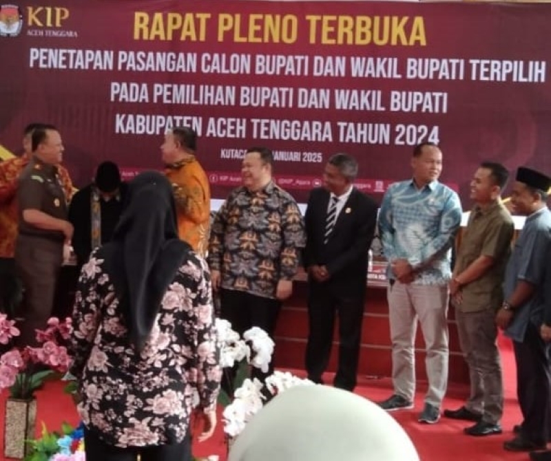Salim Fakhry-Heri Al Hilal Resmi Ditetapkan sebagai Bupati dan Wakil Bupati Aceh Tenggara 2025-2030