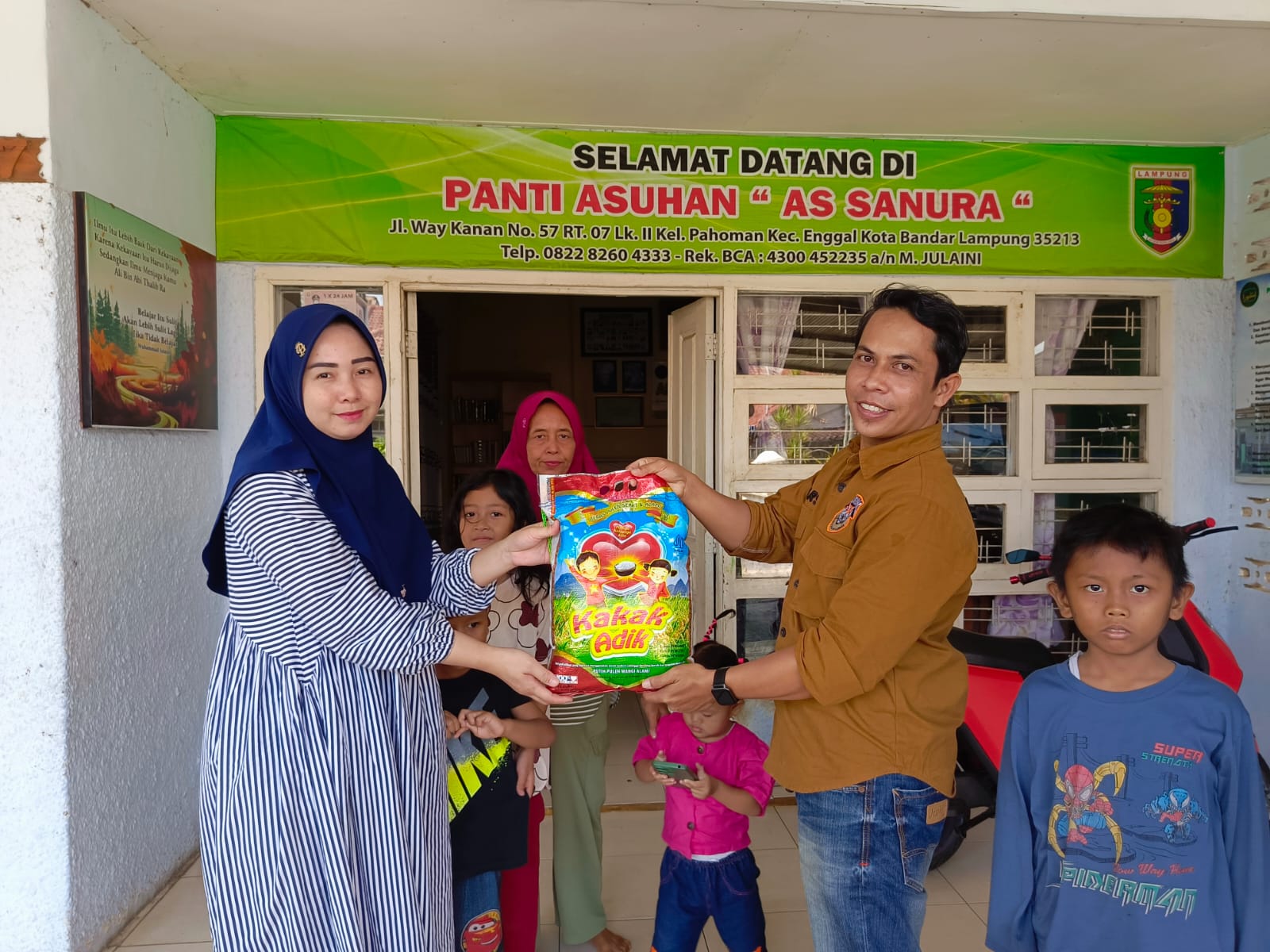 Taring Lampung Berbagi Kebaikan di Panti Asuhan As Sanura