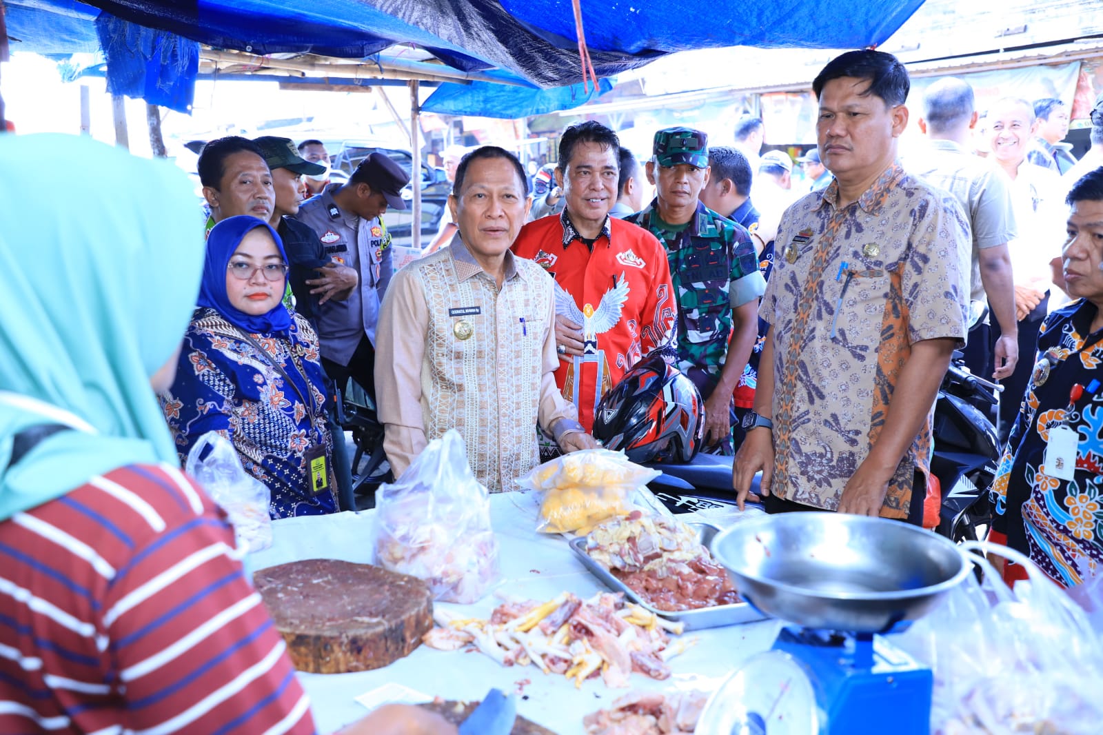 Bupati Tulang Bawang Pastikan Stok Pangan Aman Jelang Idul Fitri