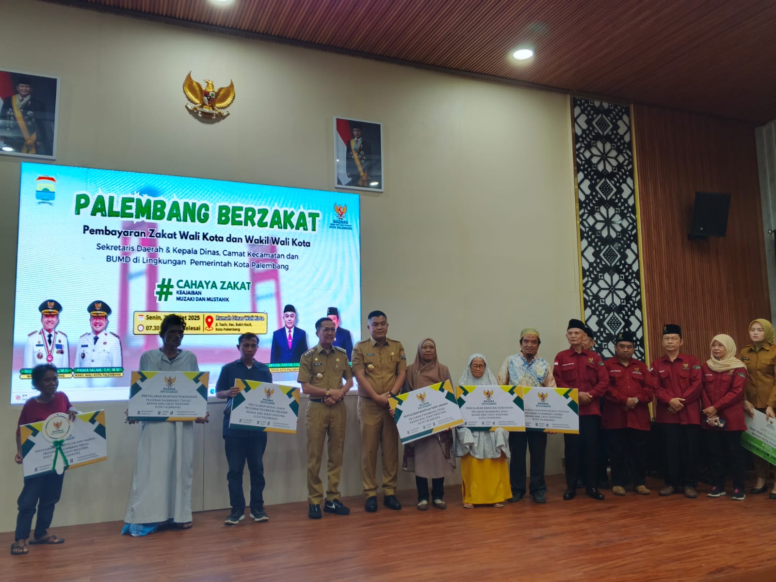 Palembang Berzakat, Walikota dan Jajaran Pemkot Beri Teladan Pembayaran Zakat