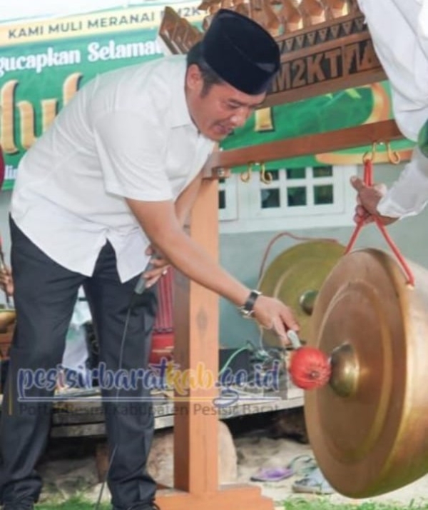 Bupati Pesisir Barat Hadiri Halal Bihalal Masyarakat Pekon Bangun Negara