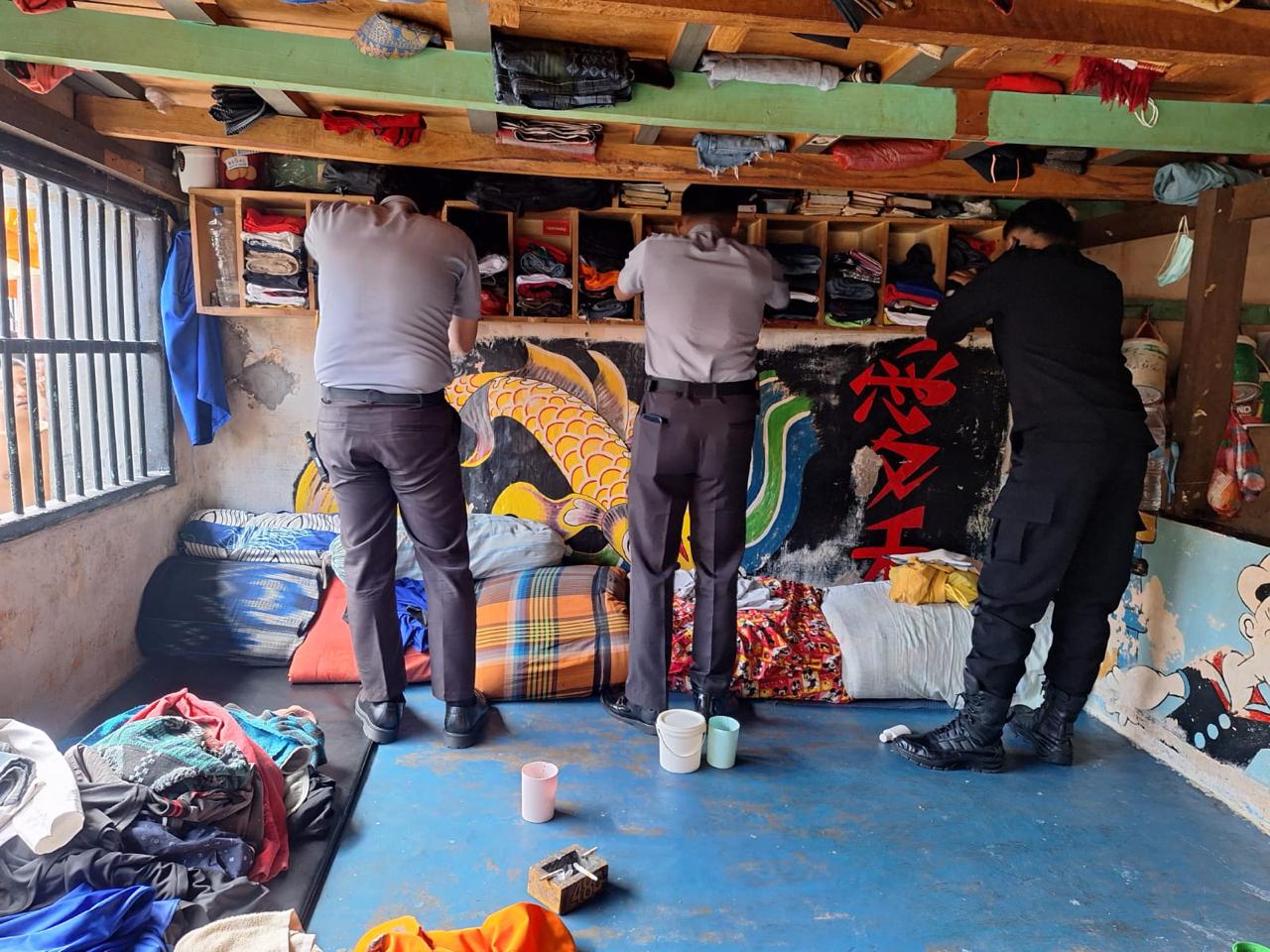 Rutan Krui Gelar Razia, Sita Barang Berpotensi Ganggu Keamanan