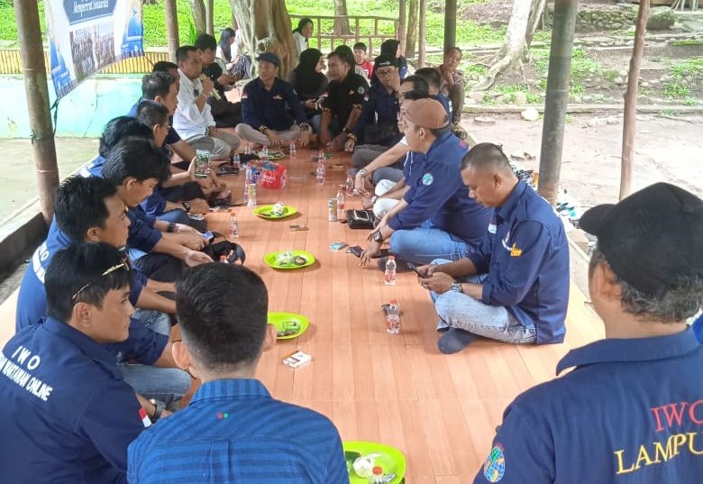Gelar Halal Bihalal, IWO Lampung Komitmen Tingkatkan Kualitas Wartawan Online