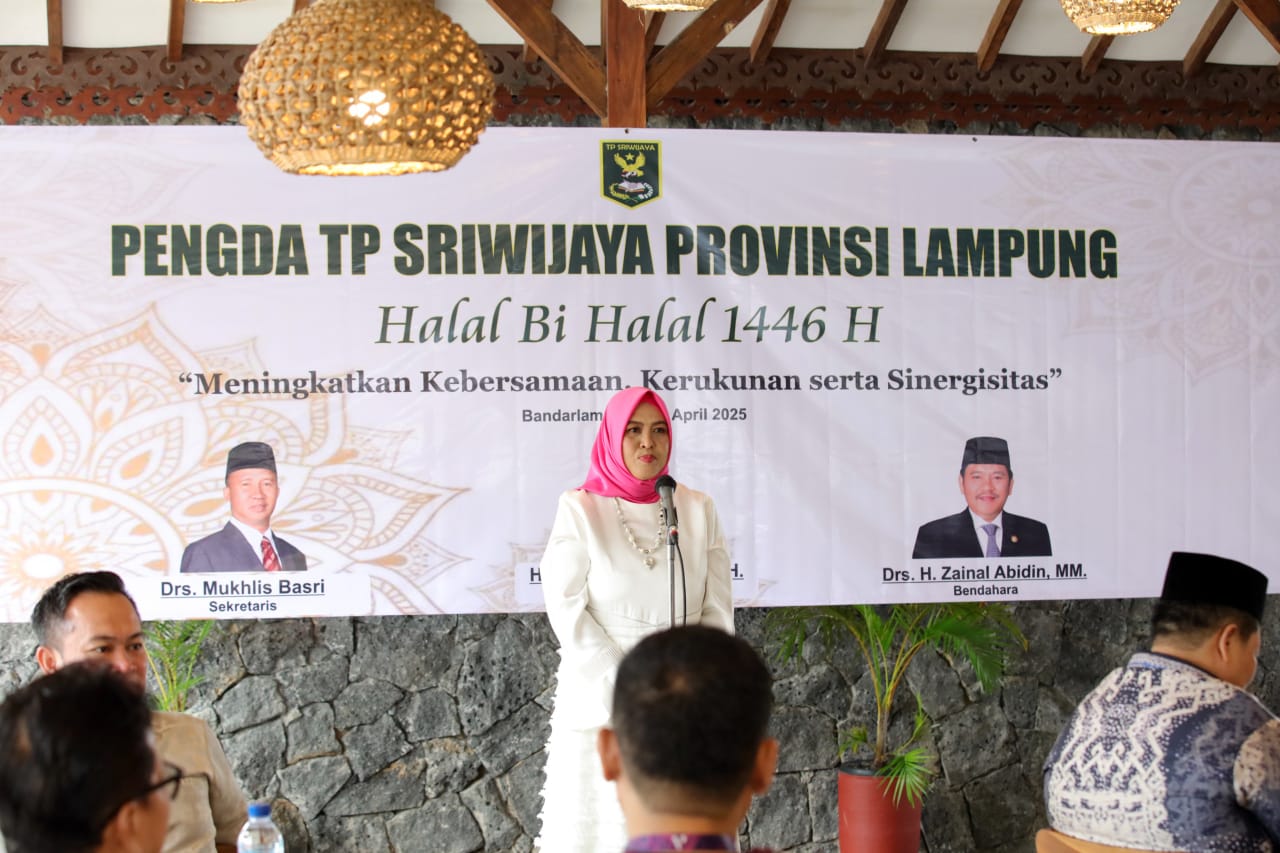 Halalbihalal Pengda TP Sriwijaya Lampung, Sinergi dengan Pemprov Jadi Kunci Pembangunan