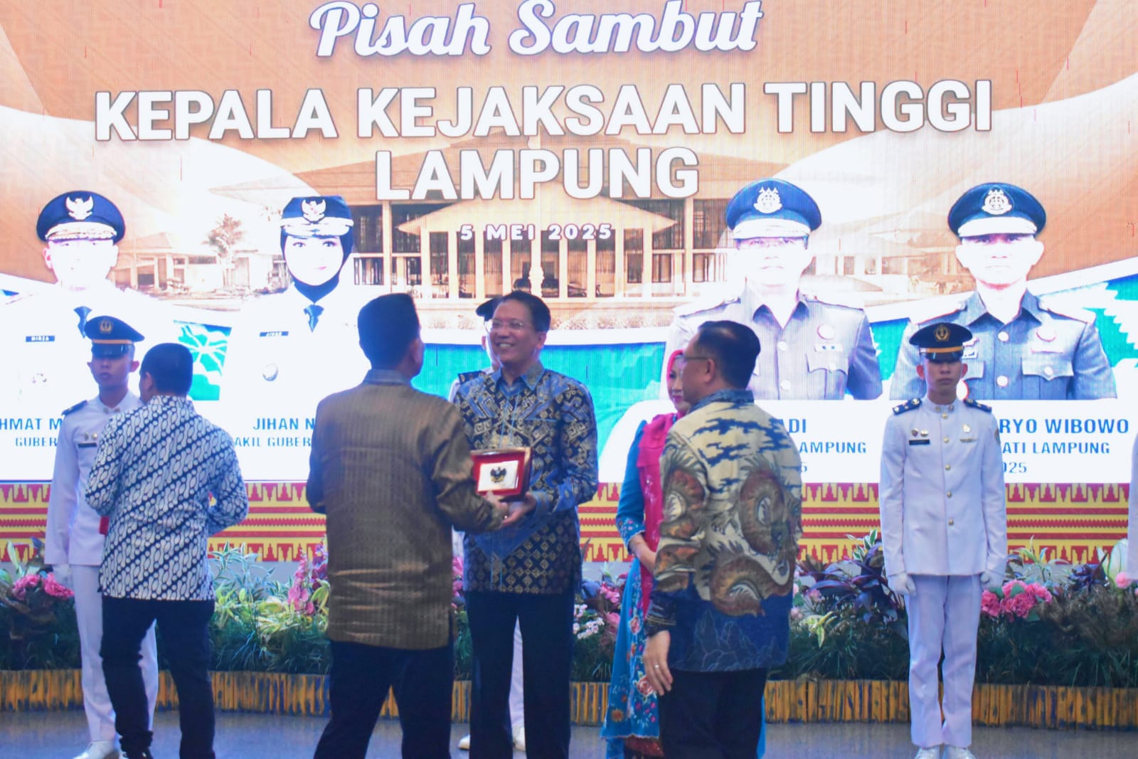 Danrem 043/Gatam Sambut Kajati Lampung yang Baru, Harapkan Sinergi Berlanjut