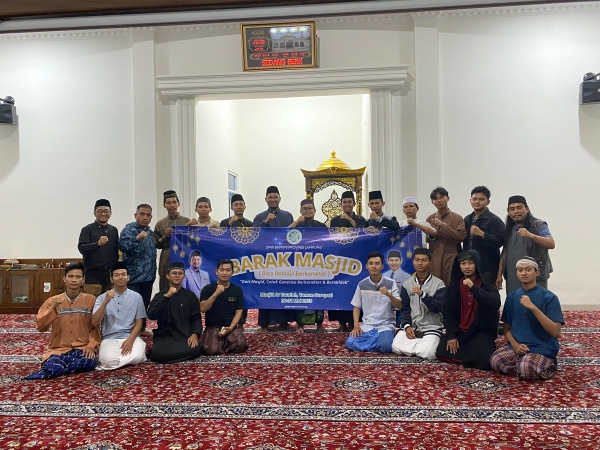 BKPRMI Lampung Luncurkan Program BARAK Masjid Cegah Kenakalan Remaja