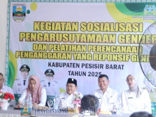 Pesisir Barat Gelar Sosialisasi PUG dan Pelatihan PPRG Tahun 2025