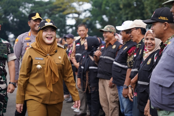 Wali Kota Eva: Apel Tiga Pilar Perkuat Sinergi Keamanan di Bandar Lampung
