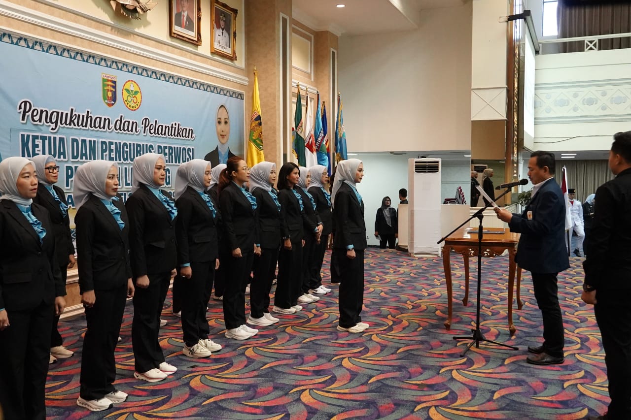 Dilantik, PERWOSI Lampung Diharap Lahirkan Atlet Berprestasi