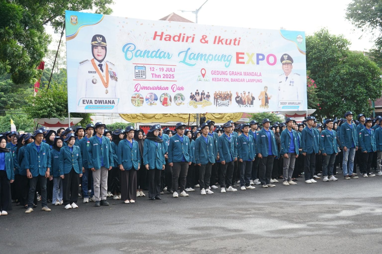 Unila Lepas 1.111 Mahasiswa KKN Tematik II Tahun 2025