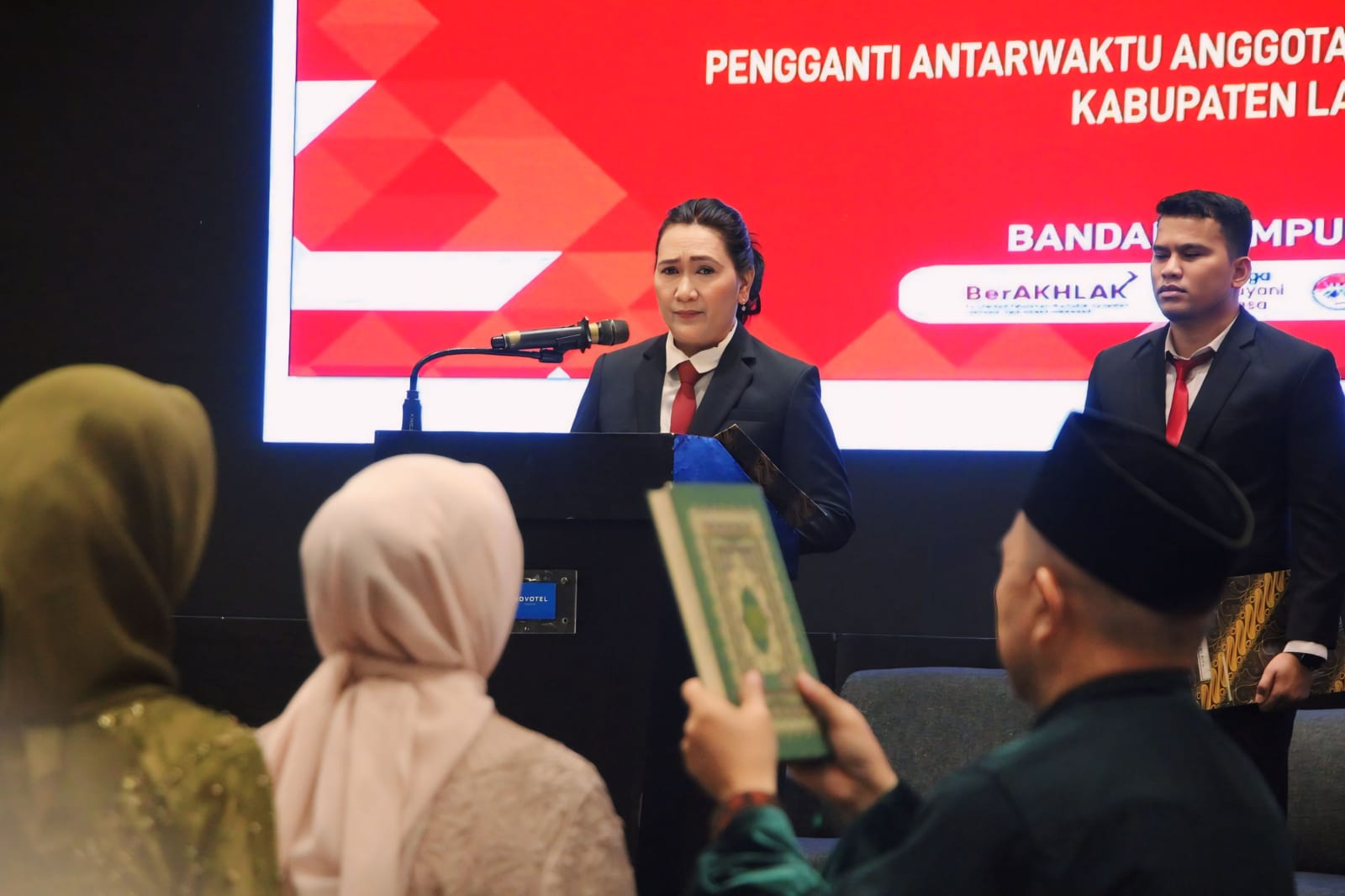 Kakanwil Sorta Lantik Anggota MPDN Kabupaten Pesawaran, MPDN Pringsewu dan Tanggamus Serta PAW Anggota MPDN Kabupaten Lampung Selatan