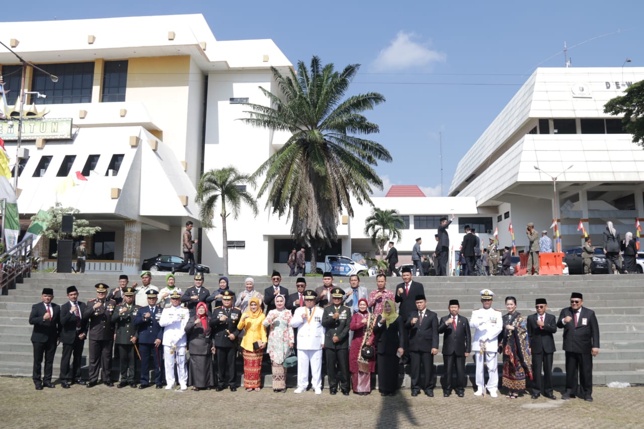 Kolonel Mar Supriadi Tarigan Hadiri Upacara HUT ke-60 Lampung