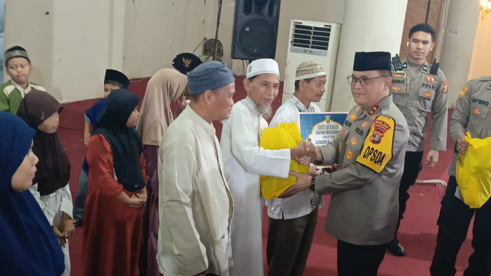 Kapolda Lampung Hadiri Safari Ramadan di Aula Masjid Al-Fuqon