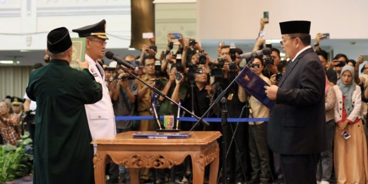 Aswarodi Resmi Pj Bupati Lampung Utara