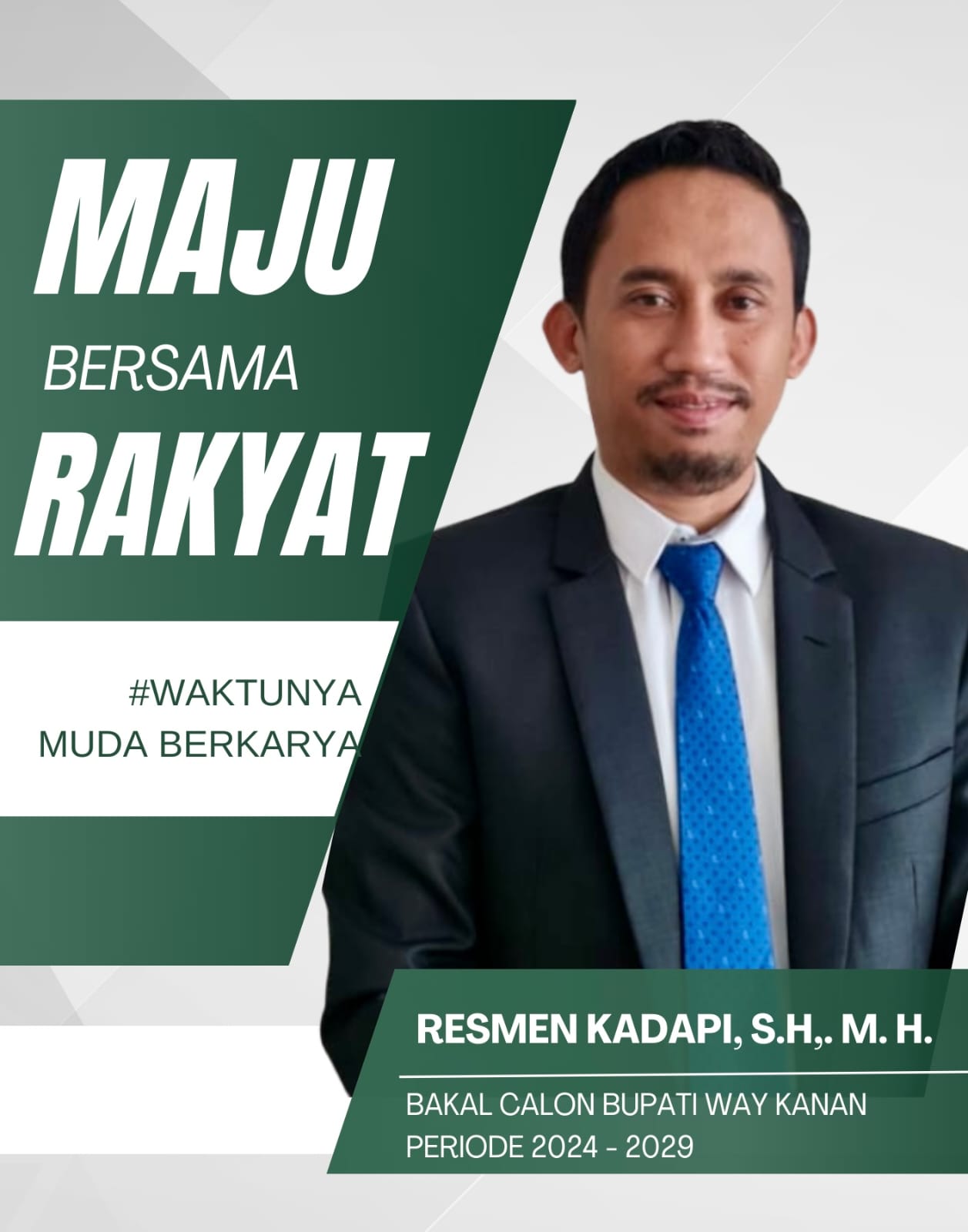Pilkada 2024: Resmen Kadapi Bakal Sapu Bersih Korupsi di Kabupaten Waykanan