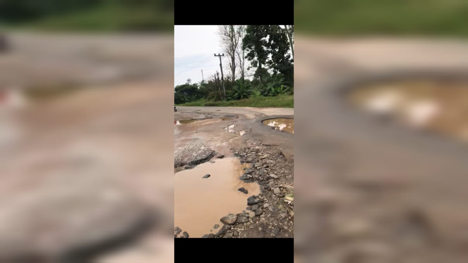 Jalan Rusak: Kado Ultah ke-25 Kabupaten Lampung Timur