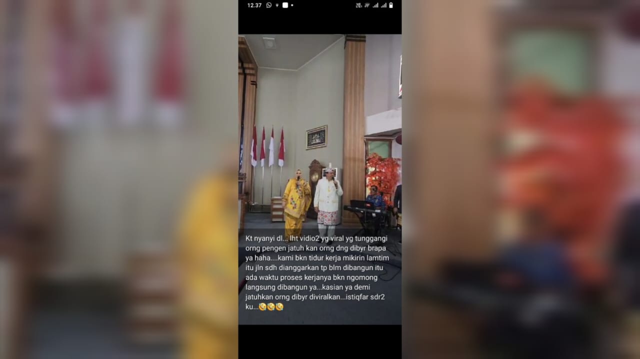Protes Jalan Rusak vs Joget Wakil Bupati Lamtim