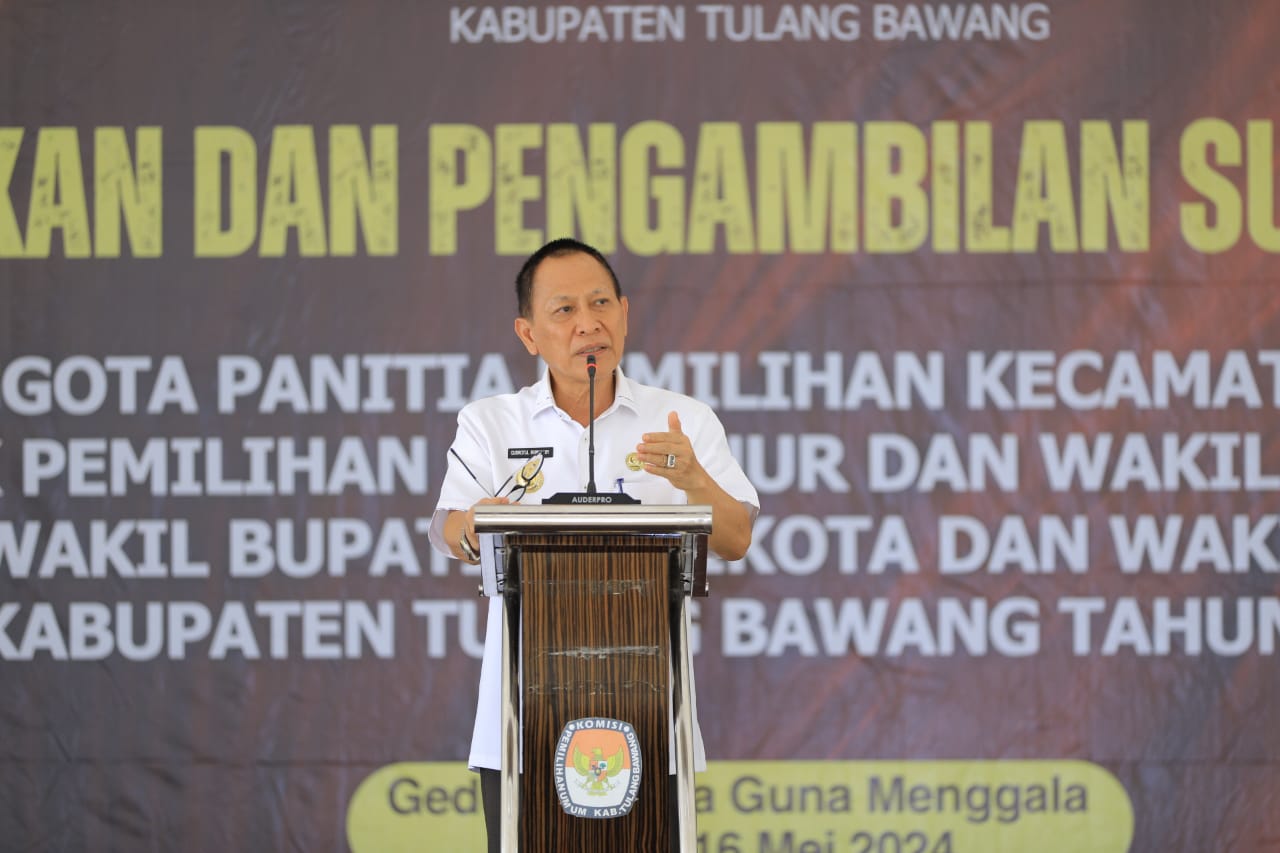 75 Orang PKK Pilkada Kabupaten Tulang Bawang Dilantik