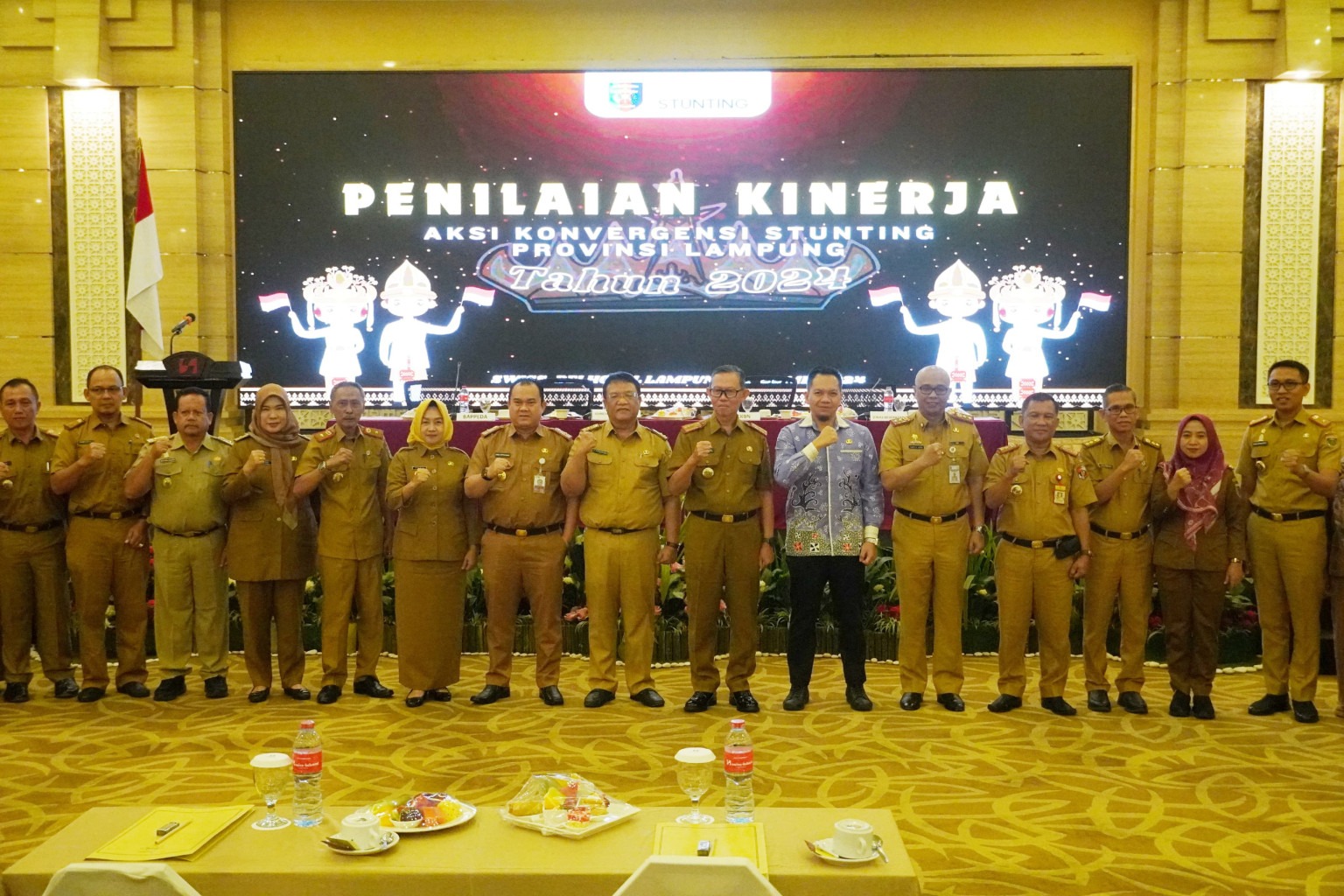 Lampung Tuan Rumah Evaluasi Kinerja Penurunan Stunting