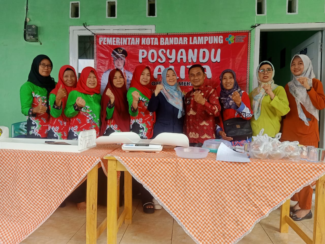 Posyandu Balita Kelurahan Gedong Meneng Rutin Digelar, Berikan Pelayanan Kesehatan Bayi, Balita dan Ibu Hamil