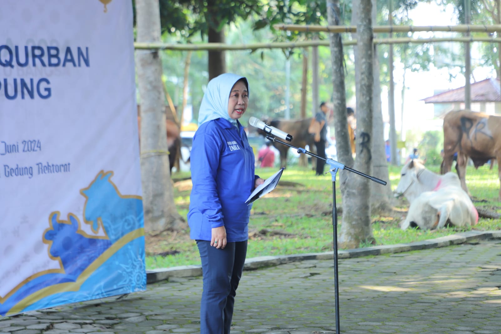 Universitas Lampung Tebar 49 Hewan Kurban