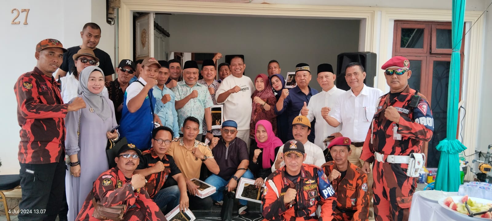 Ketua PP Bandarlampung dan Istri Pulang Haji, Disambut Istighotsah dan Doa