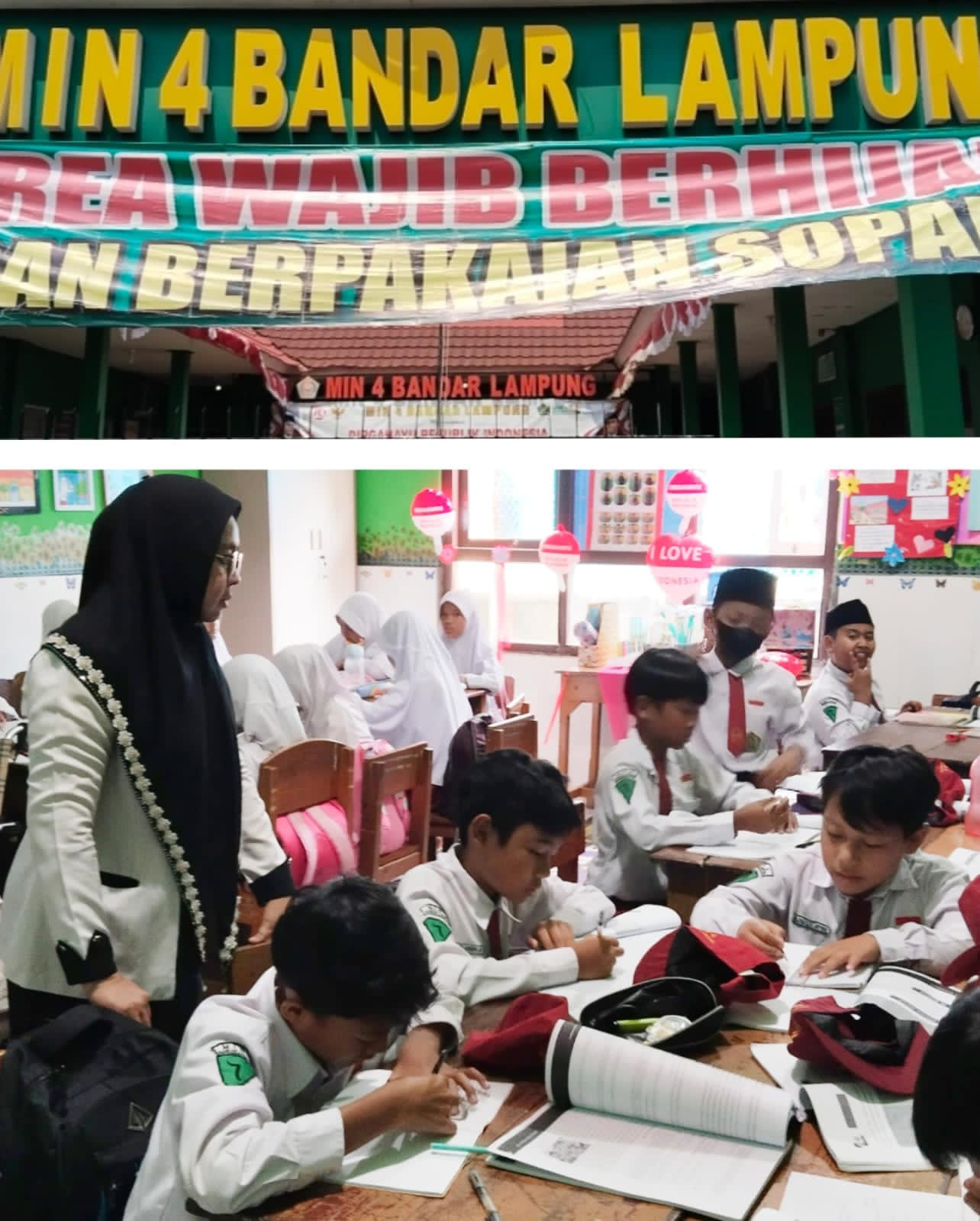 Maymunah, Guru Favorit yang Menyemai Akhlak Mulia di MIN 4 Bandarlampung