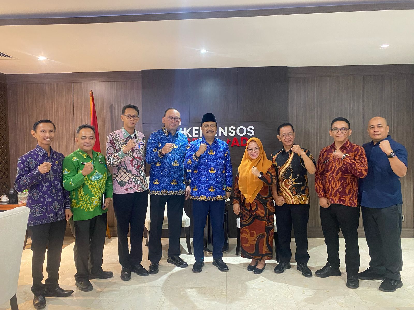 Elfianah Boyong Punggawa Dinsos Mesuji Audiensi ke Kemensos, Bidik Program Rumah Layak Huni