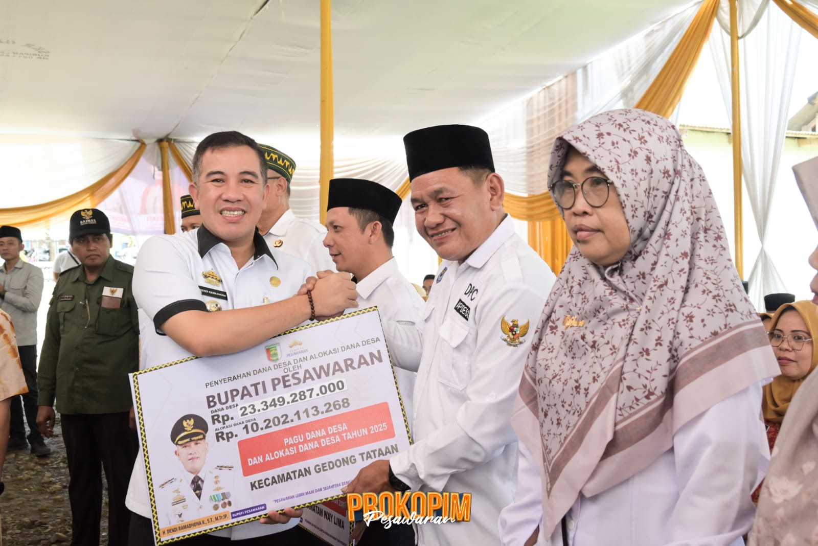 Bupati Pesawaran Hadiri Musrenbang dan Silaturahmi Ramadan di Dua Kecamatan