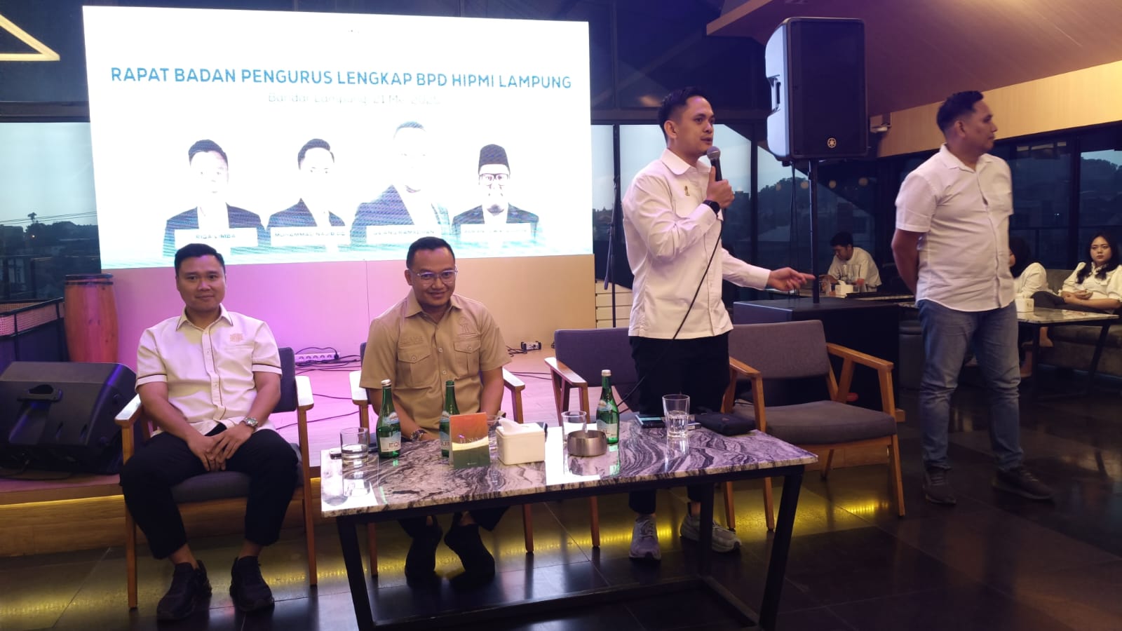 Perdana Pasca Pelantikan, HIPMI Lampung Target Sinergi Lintas Dinas