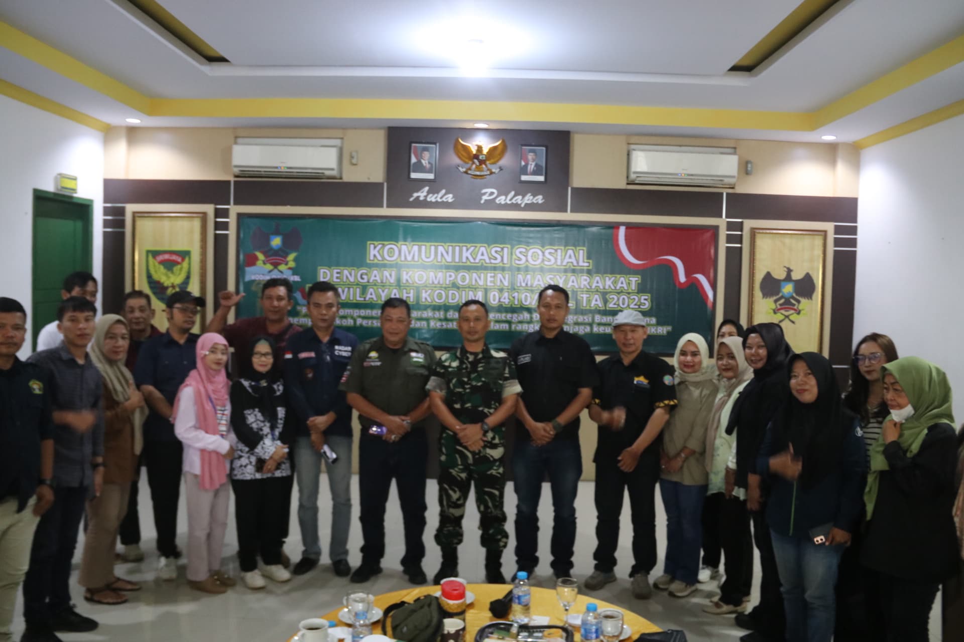 Dandim 0410 KBL Adakan Sinergitas dengan Media