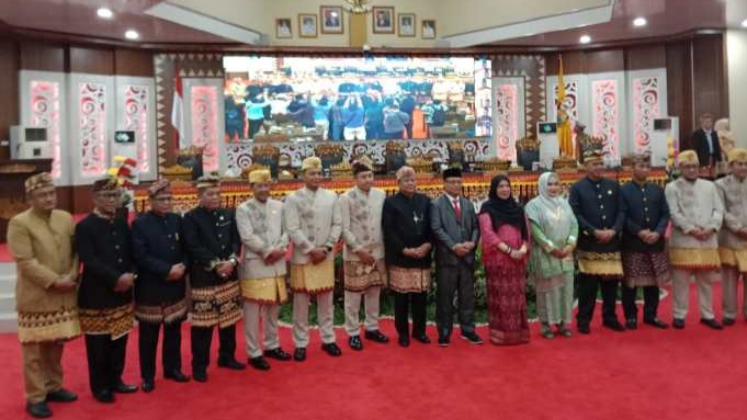 Sidang Paripurna DPRD dalam Rangka HUT Kota Bandar Lampung Ke-342 Dihadiri Walikota Eva Dwiana